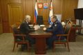 Владимир Солодов: Провел встречу с руководителем Дальневосточного управления Ростехнадзора Александром Пановым, чтобы обсудить состояние технической и промышленной безопасности учреждений и предприятий в зоне ответственности