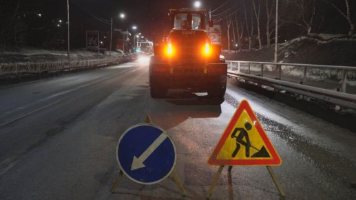 В Петропавловске начался ямочный ремонт литым асфальтом: список дорог