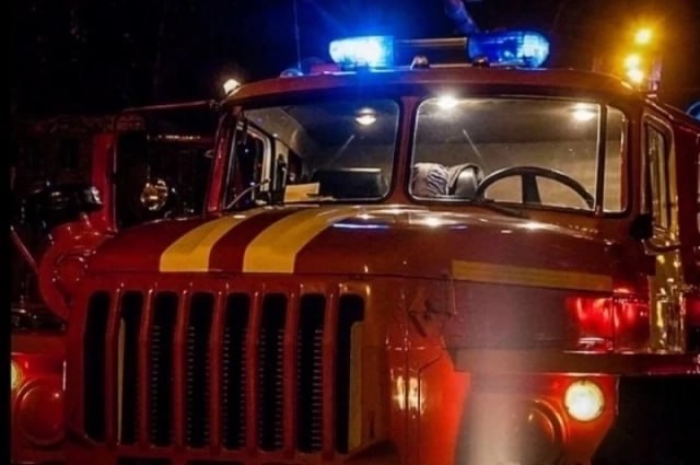 Женщина пострадала во время пожара в квартире