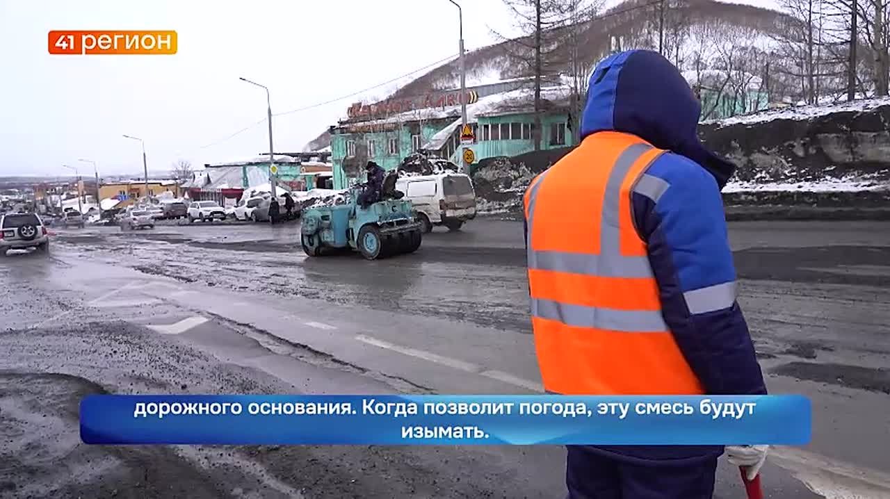 Ямочный ремонт продолжается в Петропавловске