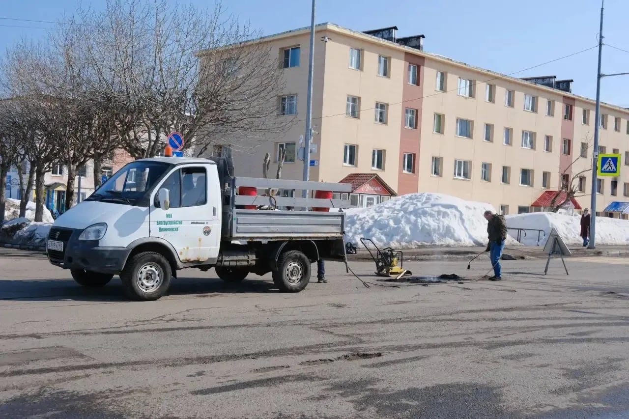 В Вилючинске стартовали дорожные работы