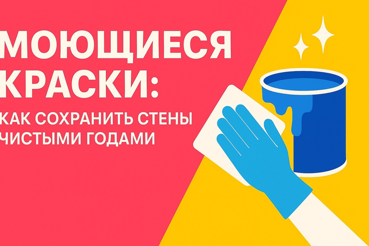 Моющиеся краски для идеального интерьера