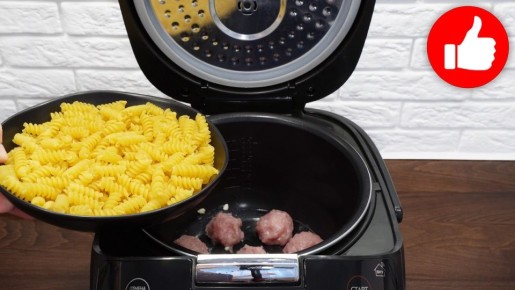 Макароны с фрикадельками в сметанном соусе: быстро и вкусно!