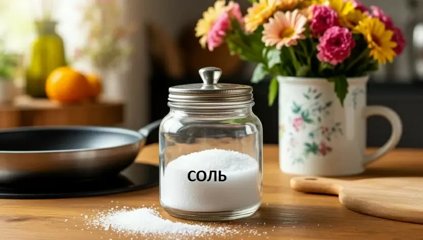 Соль в хозяйстве: 10 неожиданных способов очистки, которые удивят вас