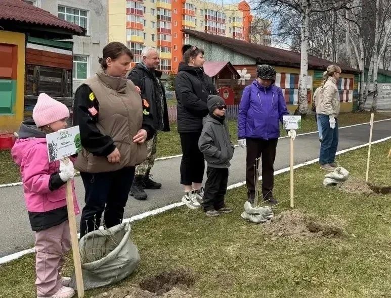 Камчатцы высадили живые мемориалы в честь героев Великой Победы Камчатцы высадили живые мемориалы в честь героев Великой Победы