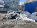 #нампишут Сегодня все утро шла расчистка площадки для сбора мусора на Бохняка, 1. И обнаружился вот такой "подснежник"