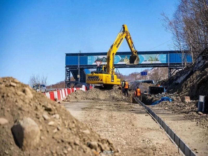 В Петропавловске работы на Высотной идут без выходных