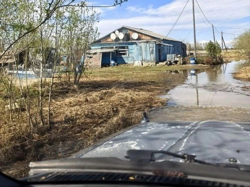 Вода покинула село Парень на севере Камчатки