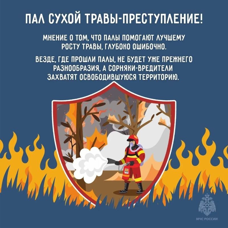 Останови огонь - не поджигай траву Останови огонь - не поджигай траву