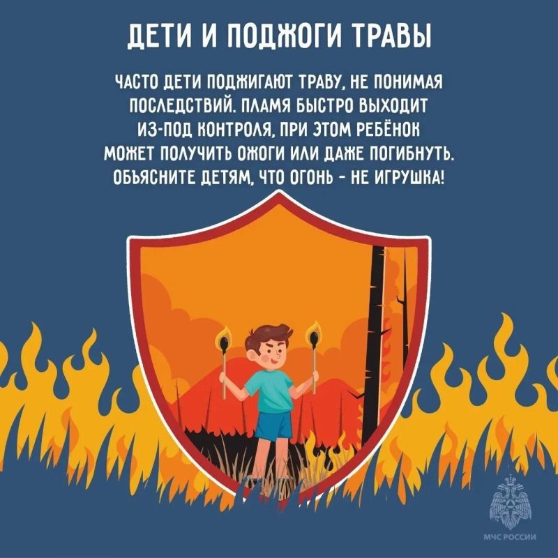 Останови огонь - не поджигай траву Останови огонь - не поджигай траву