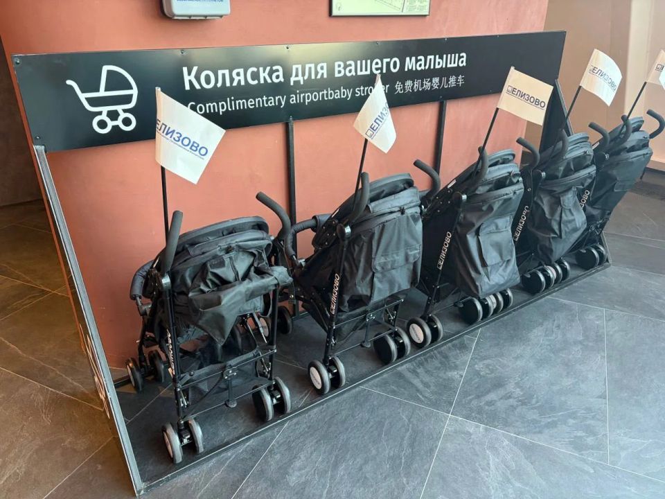 В аэропорту Елизово появились бесплатные коляски для пассажиров с детьми