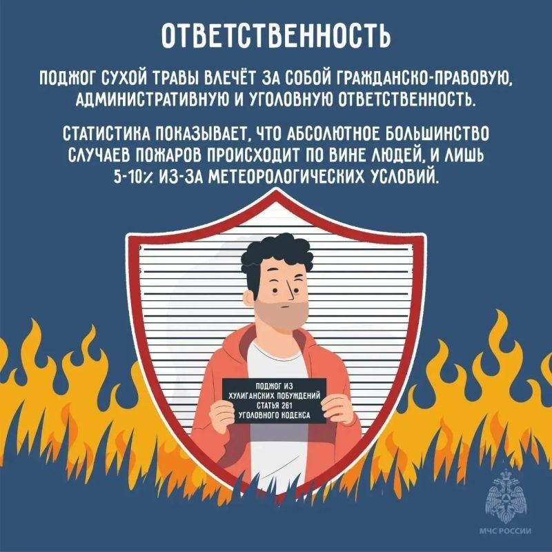Останови огонь - не поджигай траву Останови огонь - не поджигай траву