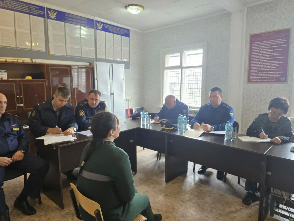 Проведена проверка исправительной колонии Проведена проверка исправительной колонии