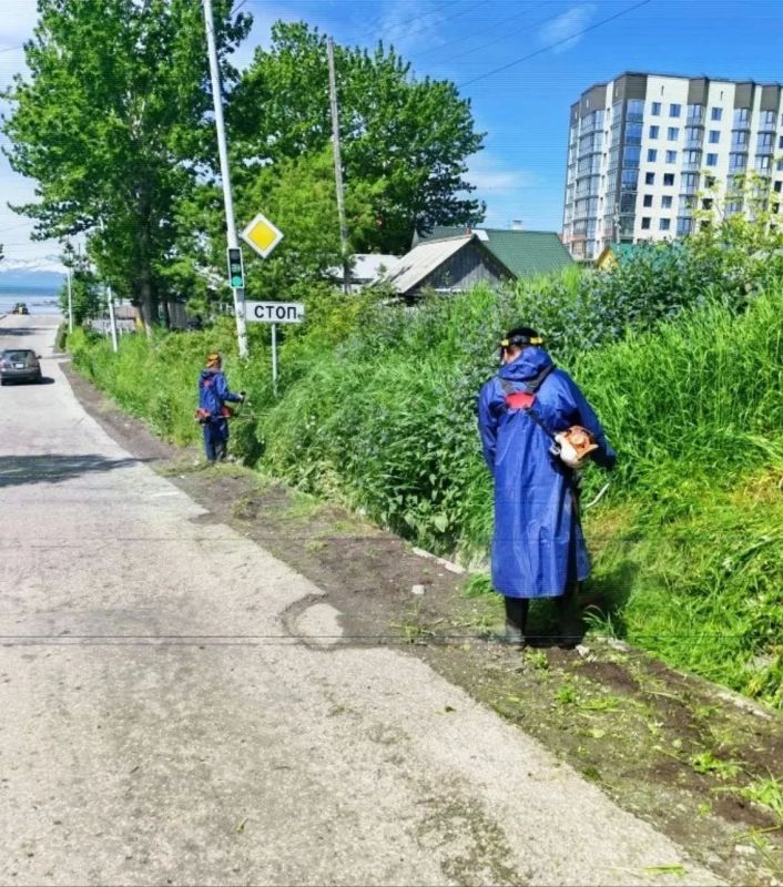 Город день за днем. . 1 июля 2026 года В ПетропавловскеКамчатском продолжаются работы по содержанию городских улиц Город день за днем. . 1 июля 2026 года В ПетропавловскеКамчатском продолжаются работы по содержанию городских улиц
