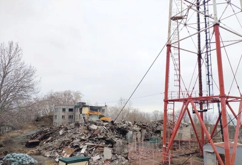 Телевышку на Никольской сопке в Петропавловске снесёт приезжий подрядчик