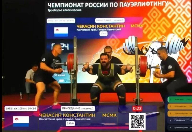 Камчатские пауэрлифтеры взяли два серебра на Чемпионате России