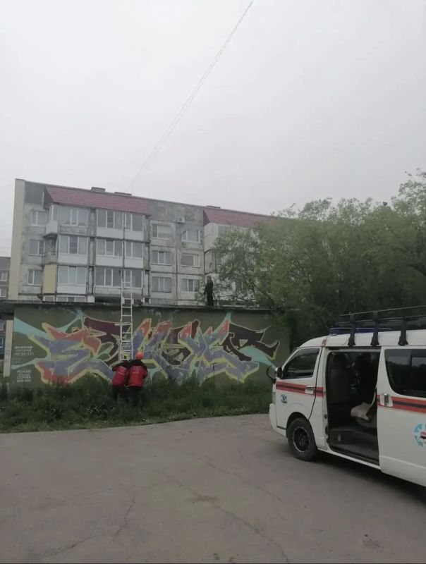Спасатели помогли ребенку слезть с крыши