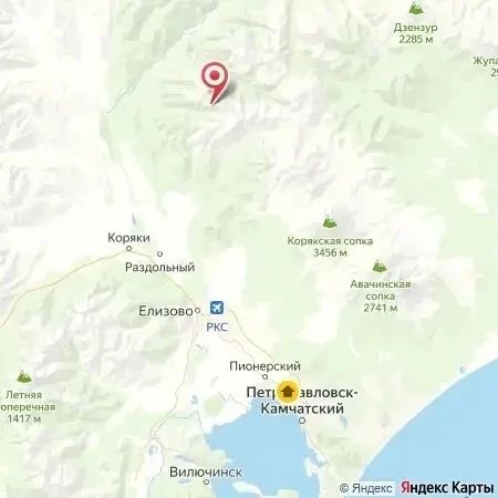Землетрясение магнитудой 4,1 произошло недалеко от Петропавловска