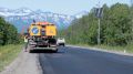 На дороге «Елизово — Паратунка» укладывают новый асфальт