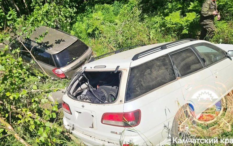 На Камчатке в столкновении трёх автомобилей пострадали четыре человека