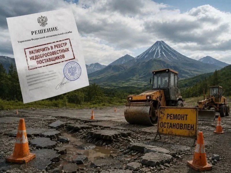 Камчатское «ДРСУ» включили в реестр недобросовестных поставщиков