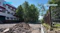 Полностью обновить к 1 сентября планируют территорию школы № 40 в Петропавловске