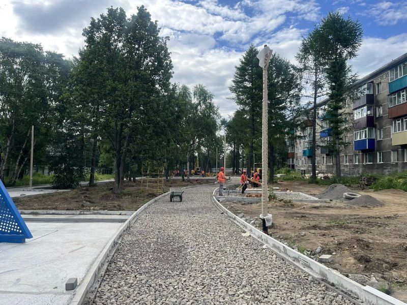 Аллею доблести и славы в городе Елизово благоустроят к октябрю