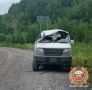 Водитель без ремня безопасности опрокинулся в кювет в Быстринском районе — он в больнице с тяжёлыми травмами