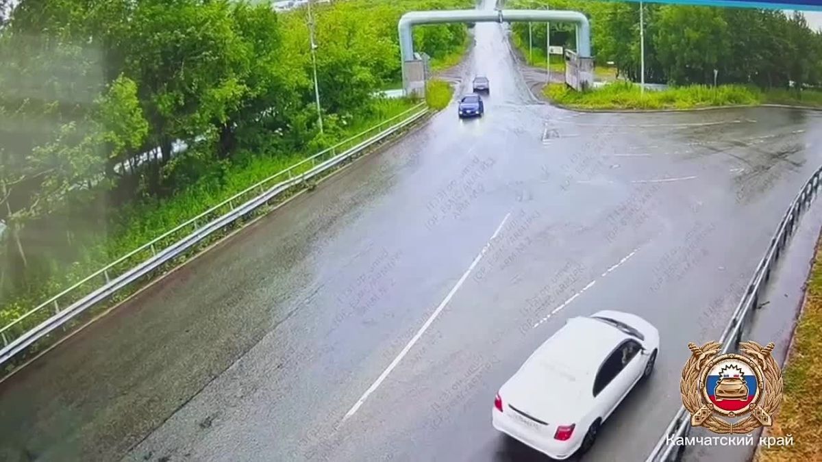 На Камчатке водитель «Хонды СРВ» протаранил автомобиль, убежал с места ДТП и выпил с горя
