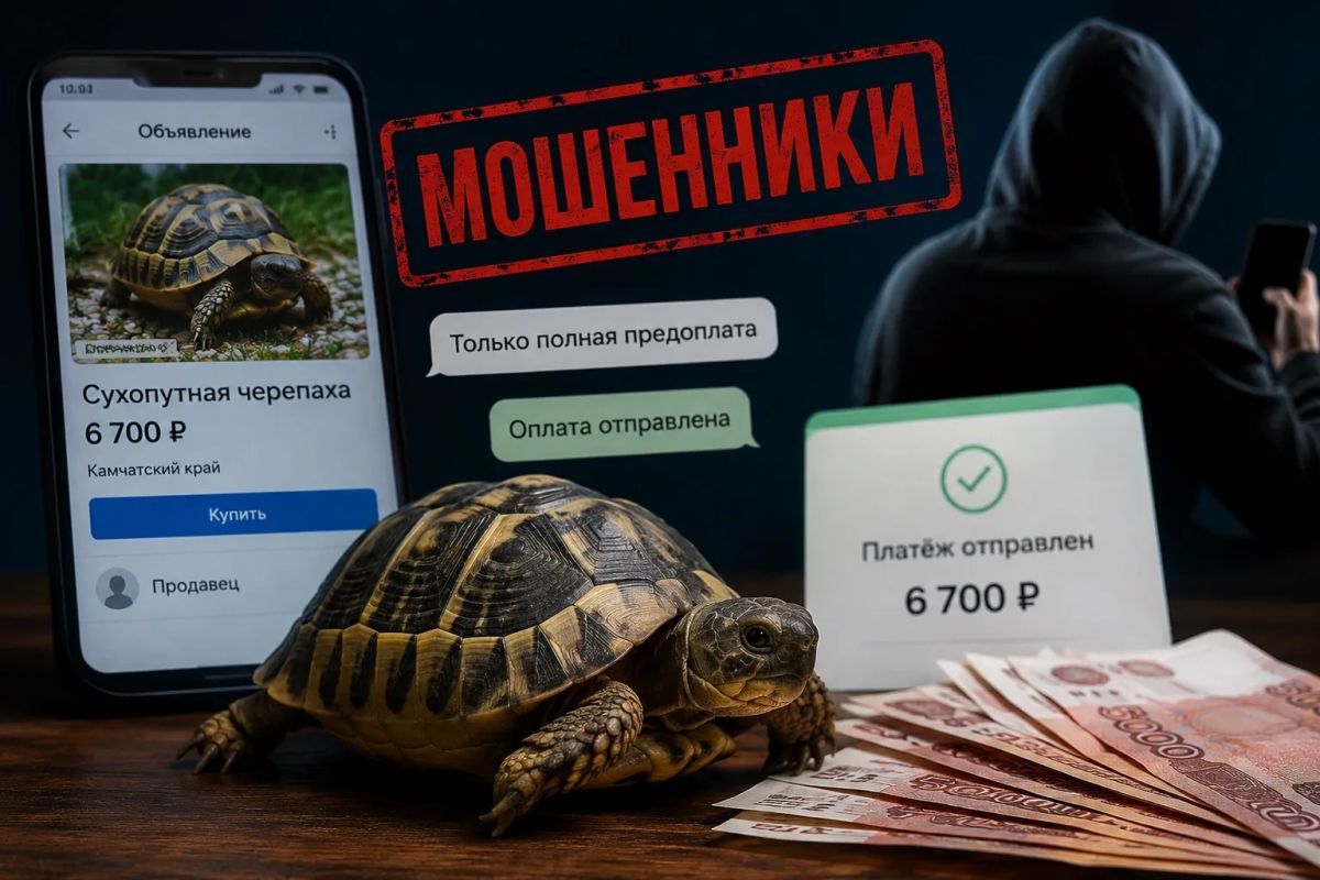 Жительница Камчатки заплатила 6 700 за черепаху, но продавец исчез