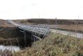 В Алеутском округе начался ремонт моста через реку Каменку