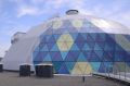 На куполе театра кукол Камчатки альпинисты-сварщики выполняют уникальные работы