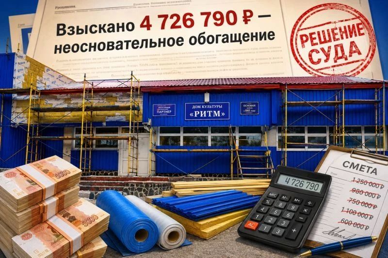 На Камчатке суд взыскал с подрядчика 4,7 млн рублей за переплату по ремонту ДК