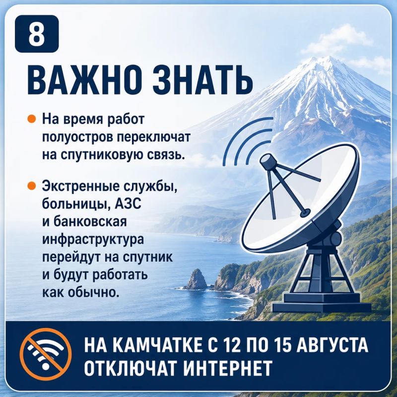 ЧЕК-ЛИСТ: КАК ПОДГОТОВИТЬСЯ К ОТКЛЮЧЕНИЮ ИНТЕРНЕТА НА КАМЧАТКЕ ЧЕК-ЛИСТ: КАК ПОДГОТОВИТЬСЯ К ОТКЛЮЧЕНИЮ ИНТЕРНЕТА НА КАМЧАТКЕ