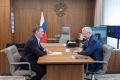 Дмитрий Патрушев провел рабочую встречу с губернатором Камчатского края Владимиром Солодовым