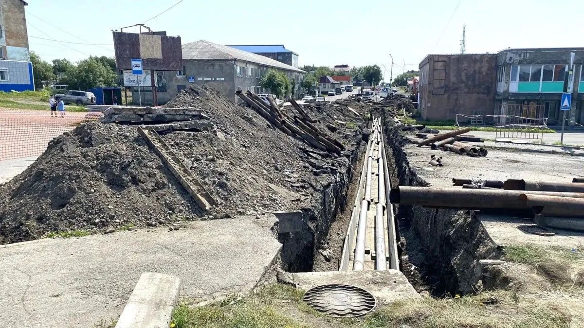 В Усть-Большерецке капитально ремонтируют участок тепловой сети В Усть-Большерецке капитально ремонтируют участок тепловой сети