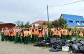 В микрорайоне Долиновка Петропавловска подростки собрали 105 мешков мусора