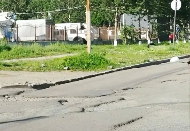 В Петропавловске ремонтируют проблемный участок дороги на Северо-Востоке