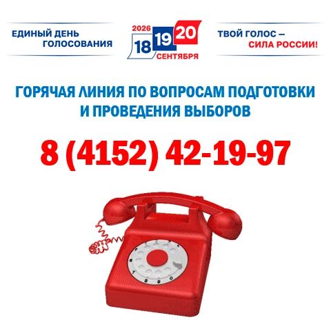 В Избирательной комиссии Камчатского края действует «горячая линия»