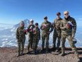 Накануне Дня Государственного флага Российской Федерации сотрудники следственного управления совершили восхождение на Авачинский вулкан