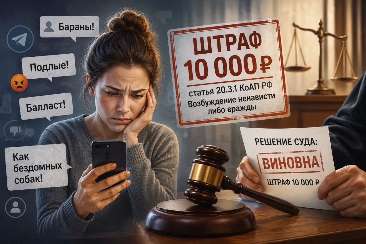 «Все мужики…» - и штраф 10 тысяч рублей