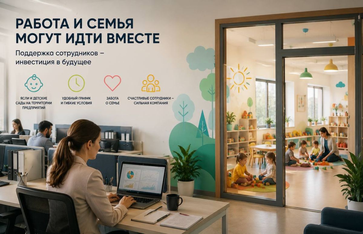 Ясли и детские сады могут появиться прямо на предприятиях