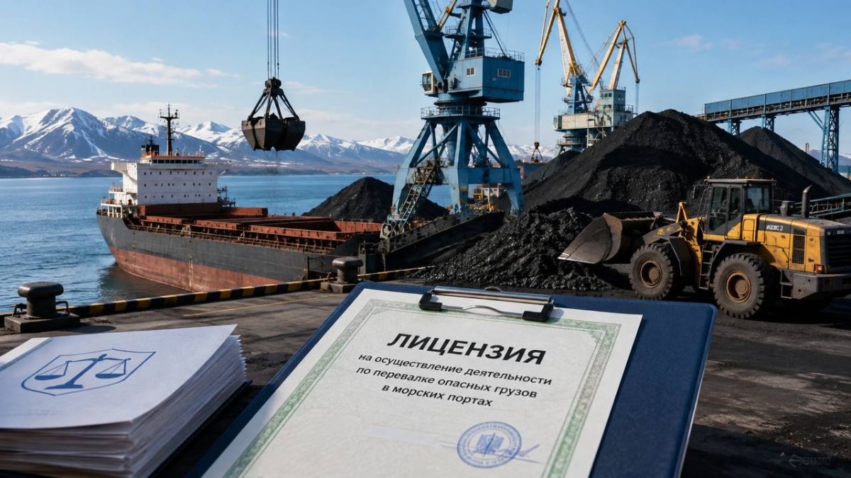 Уголь переваливали без лицензии