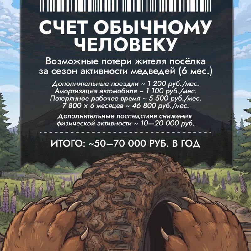 Сколько стоит конфликт с медведем? Сколько стоит конфликт с медведем?