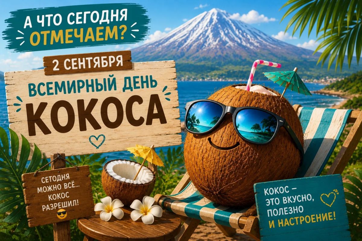 А ЧТО СЕГОДНЯ ОТМЕЧАЕМ?. Всемирный день кокоса! Да-да, у этого мохнатого тропического ореха есть свой праздник