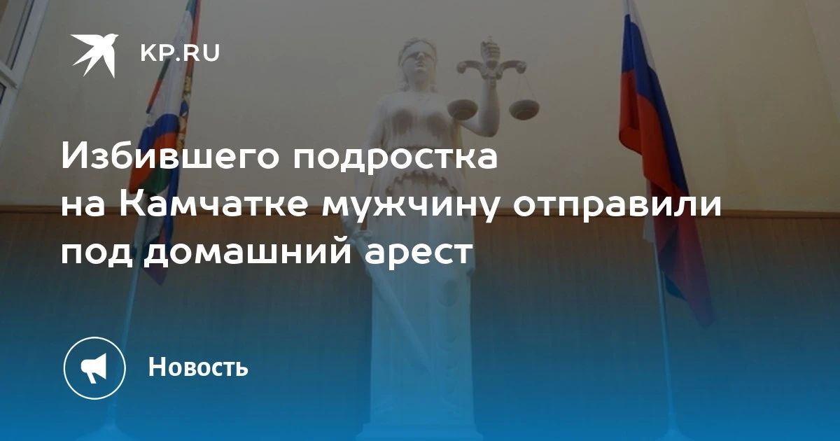На Камчатке мужчину, избившего 16-летнего подростка, отправили под домашний арест