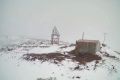 Первый снег на Камчатке: Горелый приоделся