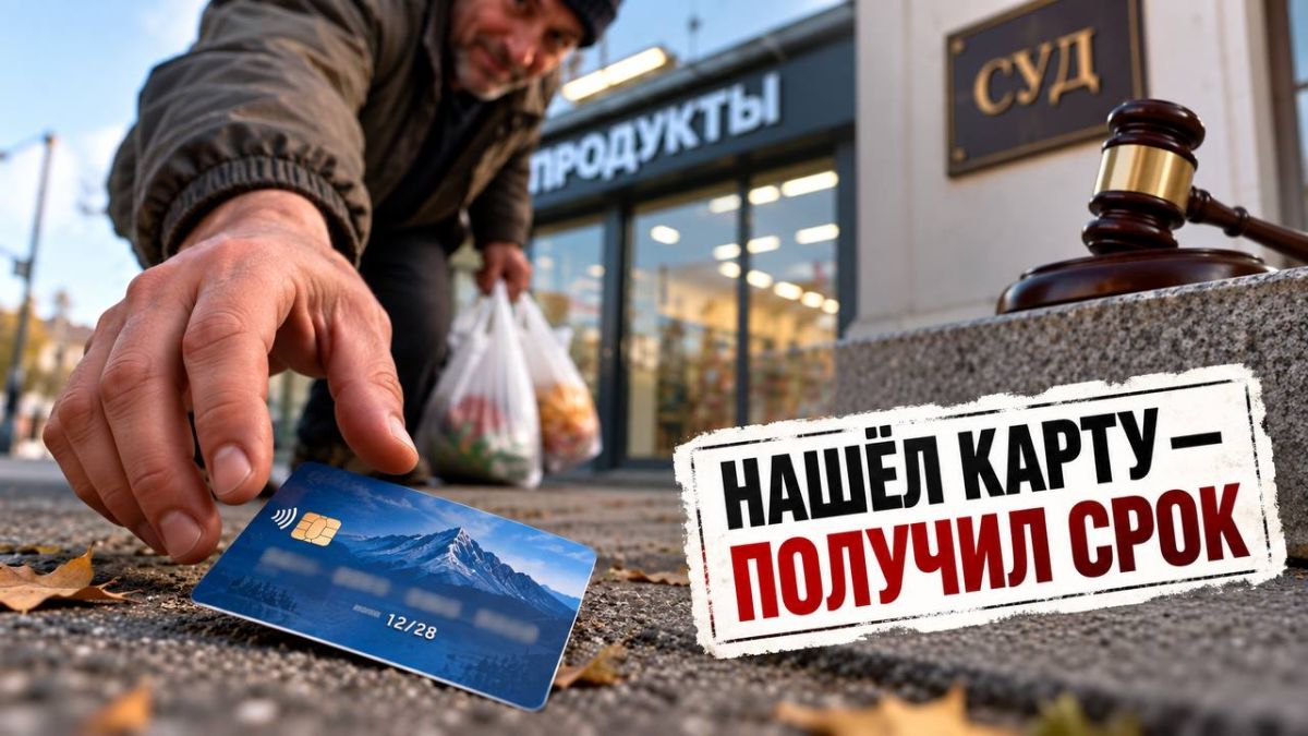 Нашёл банковскую карту — получил условный срок