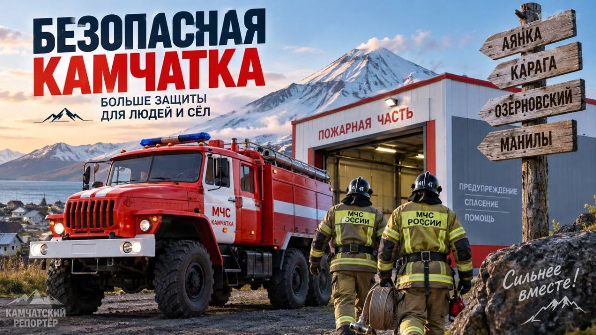 В отдалённых сёлах Камчатки усилили пожарную защиту