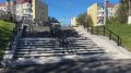 Возле школы № 27 досрочно завершают укладку асфальта